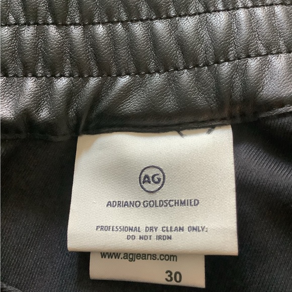AG Adriano Goldschmied Faux Leather Pants - Picture 6 of 7